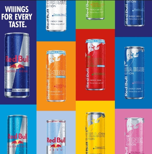 RedBull Energy Drink (24/12 Packs)