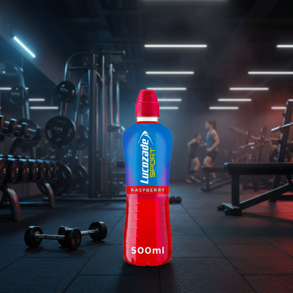 Lucozade Sport Isotonic Performance Fuel – 12-Bottle Case (500ml) - Raspberry