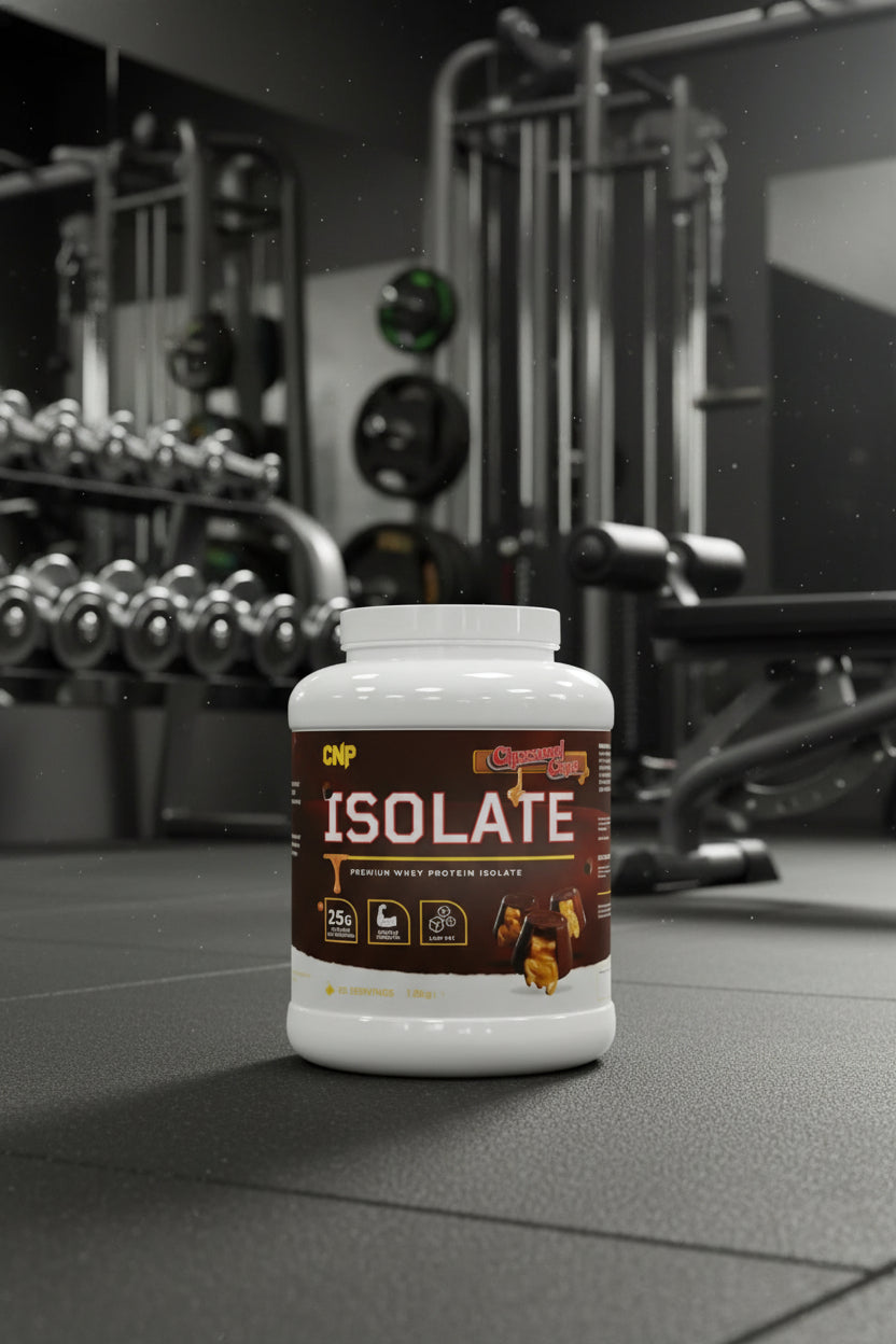 CNP Isolate Protein Powder – 1.8kg Tub - Chocamel Cups