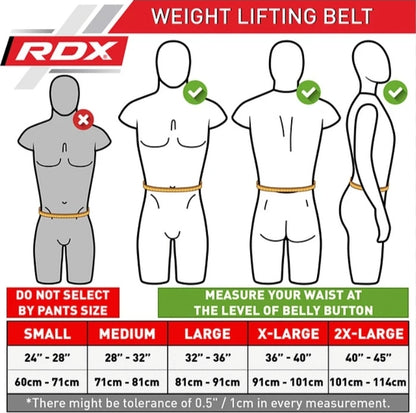 RDX Weight Lifting Belt Eva Curve RX4
