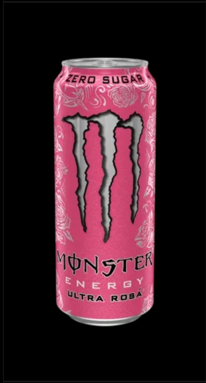 Monster Energy Ultra Drink Can (12 Pack) 500ml (Ultra Rosa Flavour)