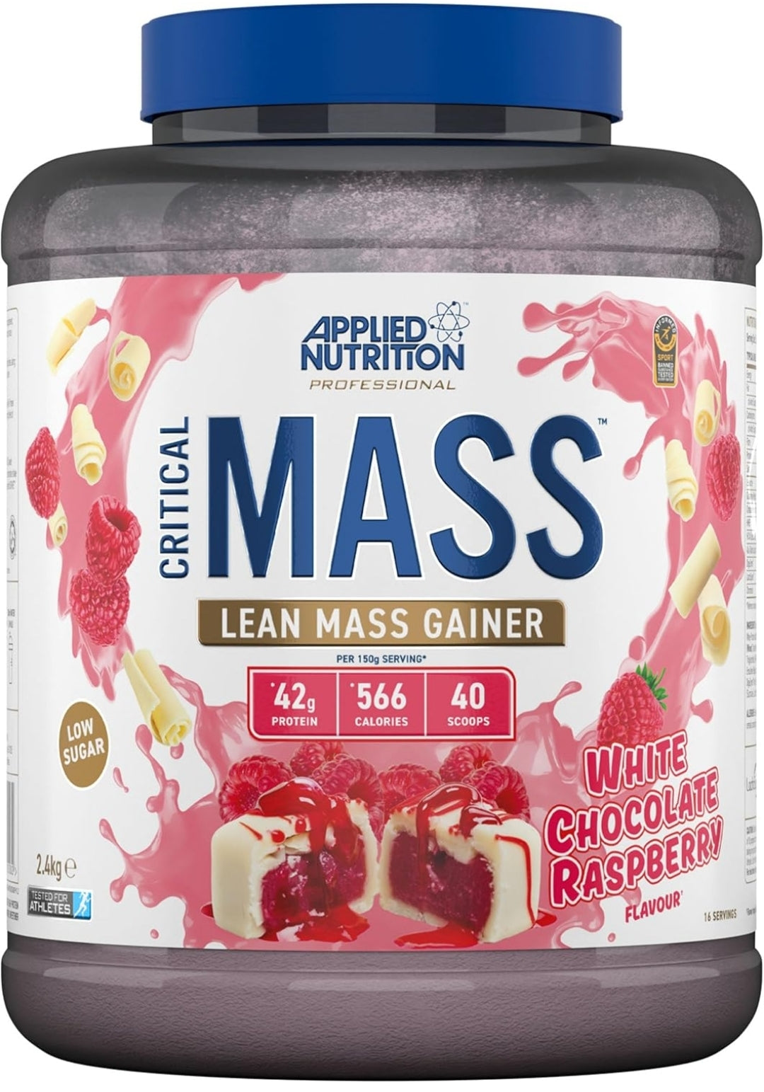 Applied Nutrition Critical Mass Protein Powder, High Calorie Weight Gainer (2.4kg)