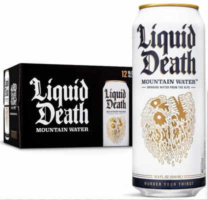 Liquid Death Sparkling Water (12×500ml)
