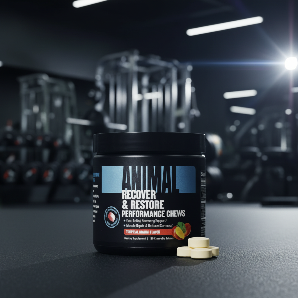 Animal Recover & Restore Performance Chews – 120-Tab Bottle