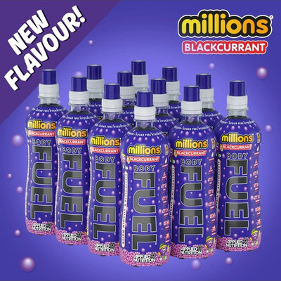 Applied Nutrition Body Fuel Hydration Drink – 12-Bottle Case (500ml) - Millions Blackcurrant