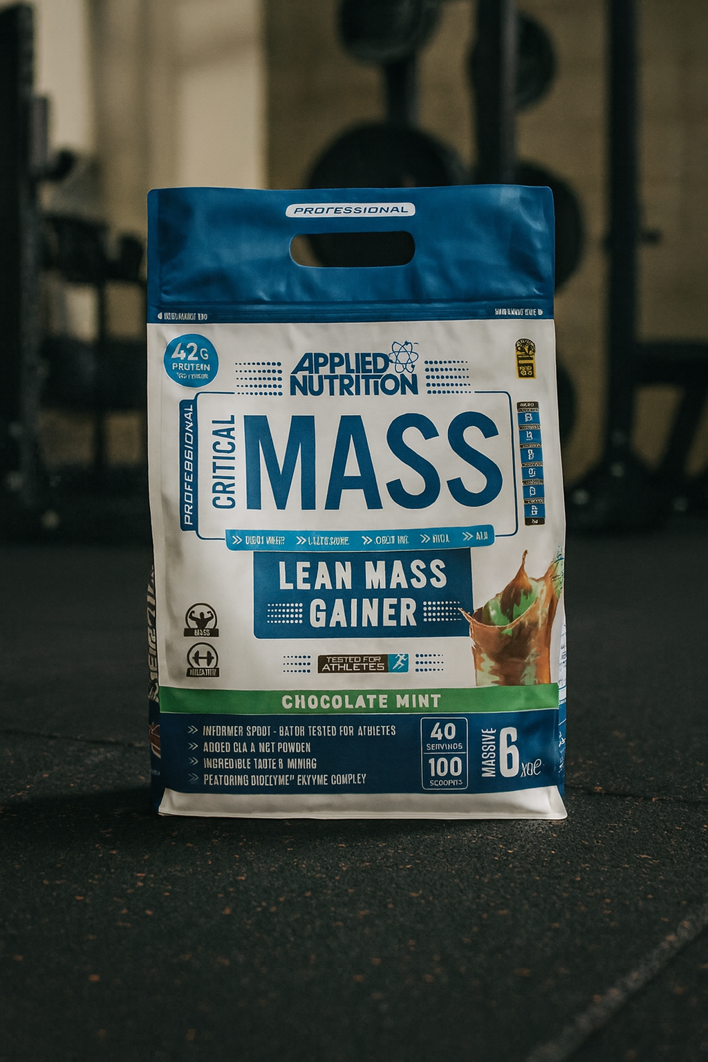 Applied Nutrition Critical Mass Protein Powder – 6kg Tub - Chocolate Mint