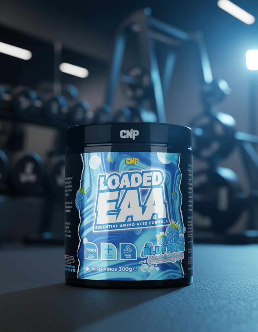 CNP Loaded EAA – 300g Tub - Blue Razz Bubblegum