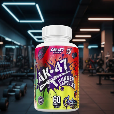 AK-47 Labs Burner Capsules – 60-Cap Bottle