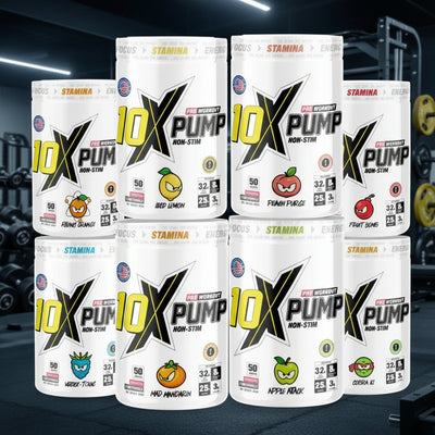 Athletic PUMP Pre-Workout – 10-Tub Case (600g)