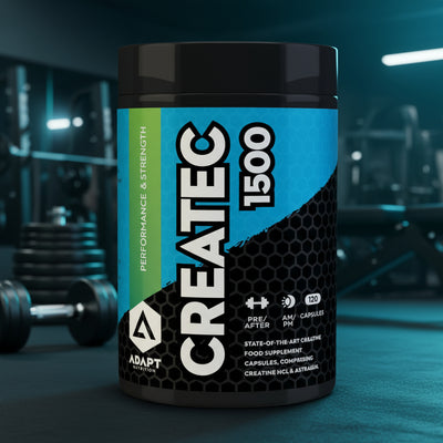 Adapt Nutrition Createc 1500 Creatine Capsules – 120-Cap Bottle