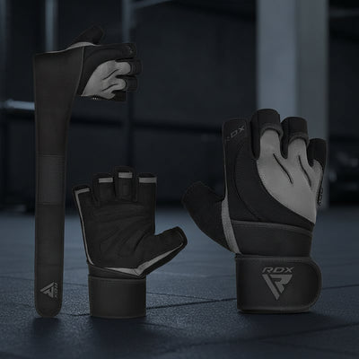 RDX Gym Glove Micro Plus – Black/Grey