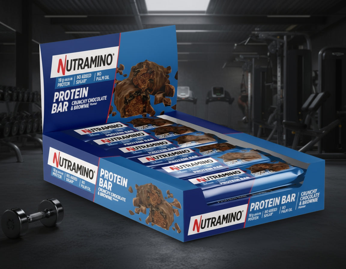 Nutramino Protein Bars – 12-Bar Case (55g) - Chocolate Brownie