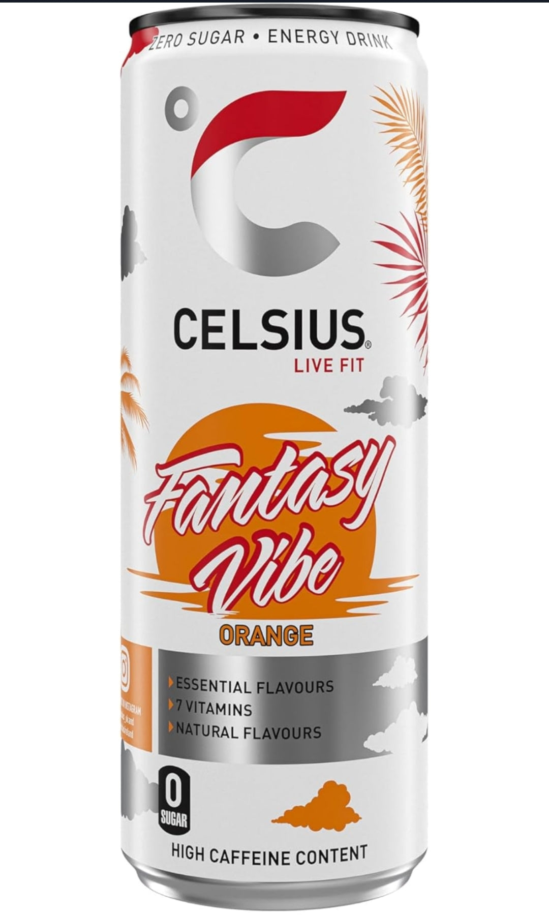 CELSIUS Refreshing Energy Drink, 355ml (Pack of 12) Fantasy VIBE Flavour