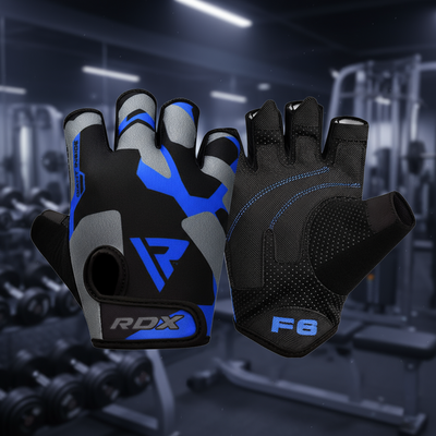RDX Gym Gloves Sublimation F6 – Blue