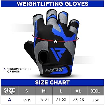 RDX Gym Gloves Sumblimation F6 (Blue)