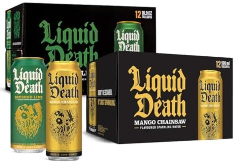 Liquid Death Sparkling Water (12×500ml)