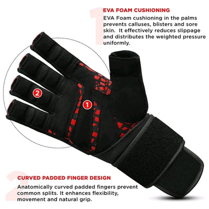 RDX Gym Glove Micro Plus (Red/Black)