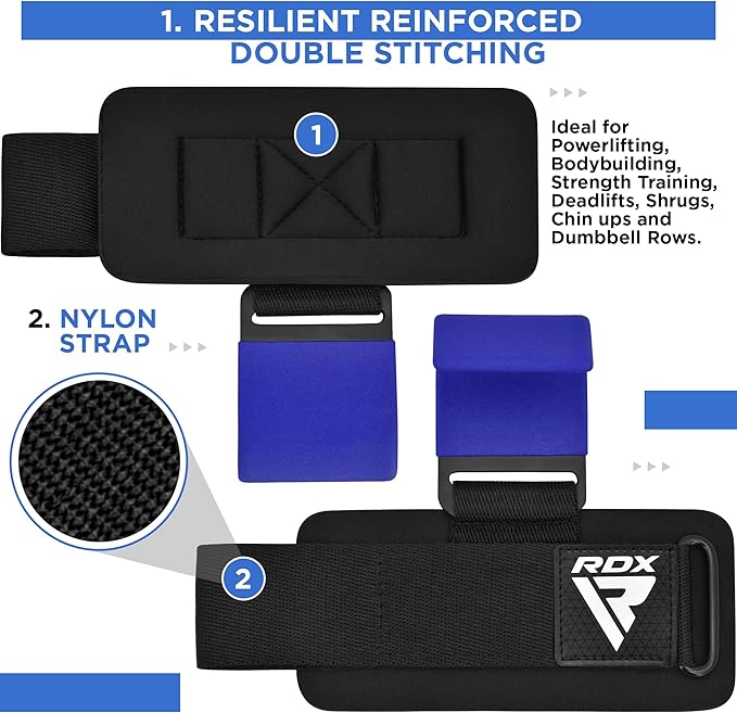 RDX Gym Hook Strap Plus
